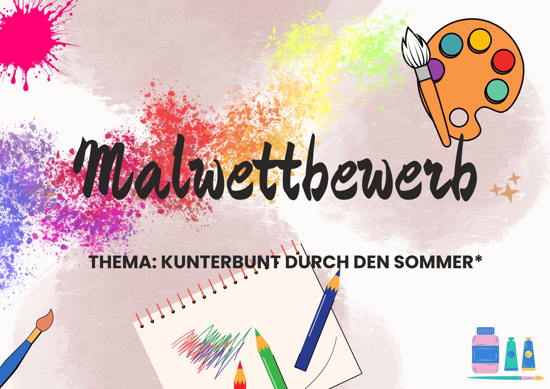Sommerferienmalwettbewerb